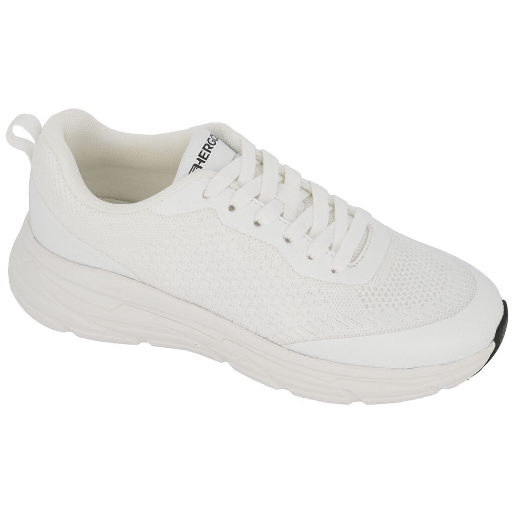 H3800 – Scarpa da donna con plantare estraibile – Tessuto Bianco