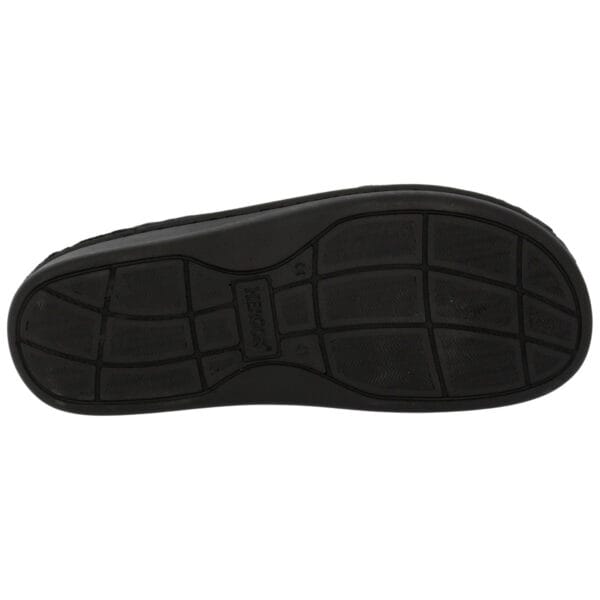 H440 - Ciabatta Comfort uomo, in pelle, regolabile, con soletta estraibile - Cervo Nero - immagine 7