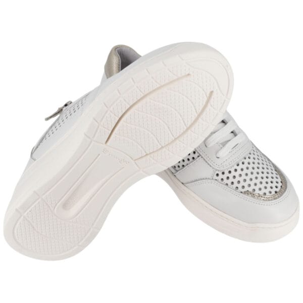 S4720 - Scarpa in pelle con plantare estraibile - Vitello Bianco - immagine 6