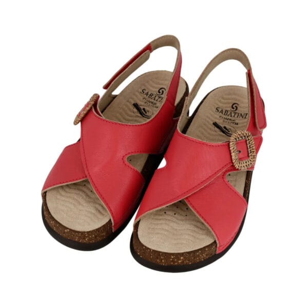 S1833 - Sandalo in pelle dal design contemporaneo e moderno - Koala Rosso - immagine 2
